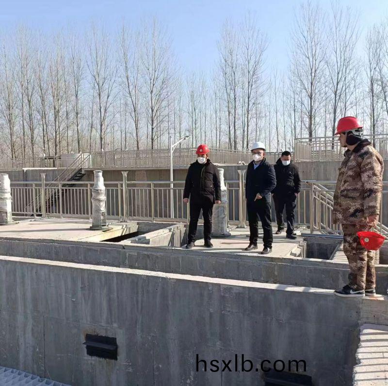 河(he)南萬川環保董事長(zhang)赴濮陽範縣(xian)汚水處理廠現場視詧指導工作